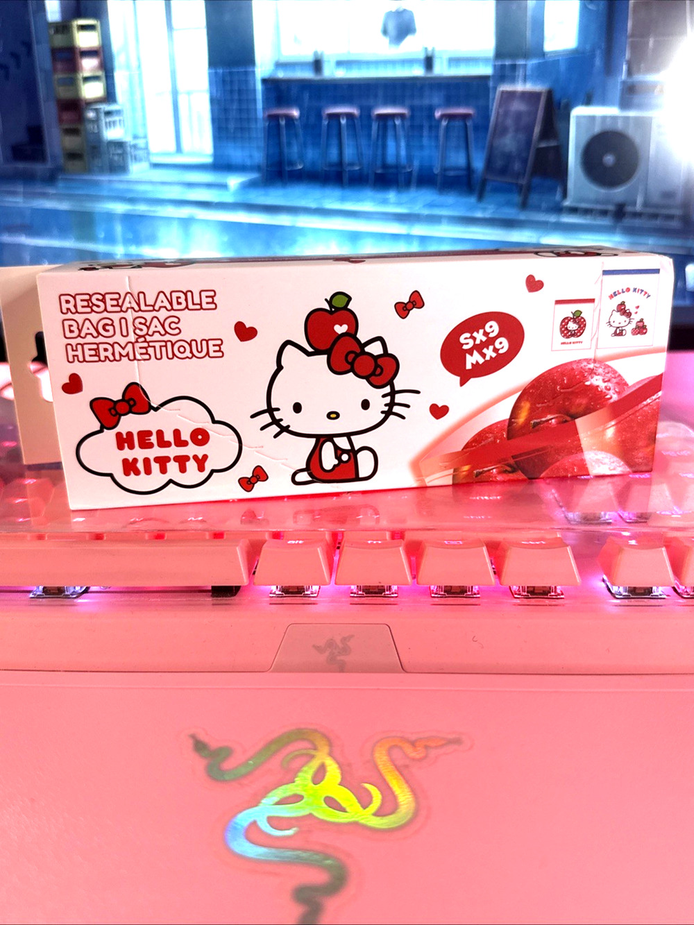 Hello Kitty Zip Food Bag Miniso Reusable  18 Pack Small Medium Apple 2023 Sanrio